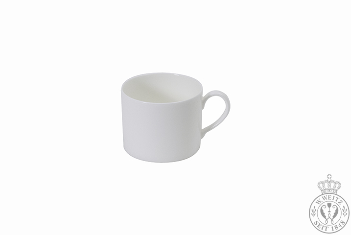 Dibbern Bone China weiß Zylindrisch Kaffee-Obertasse 0,25ltr.