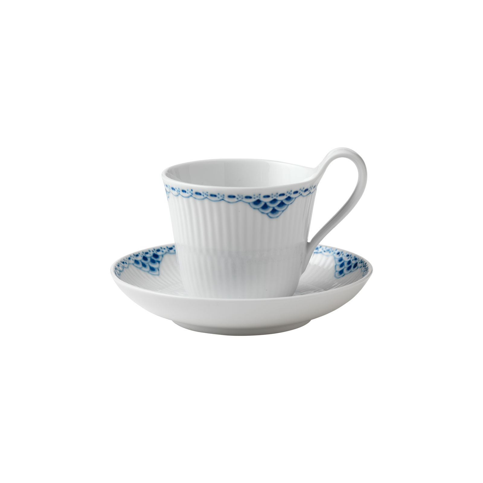 Royal Copenhagen Prinzess Kaffeetasse mit Untertasse 0,24ltr. 11040 92