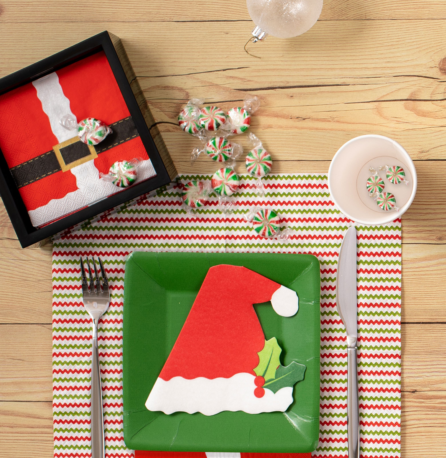 Caspari Lunchservietten Santa Costume