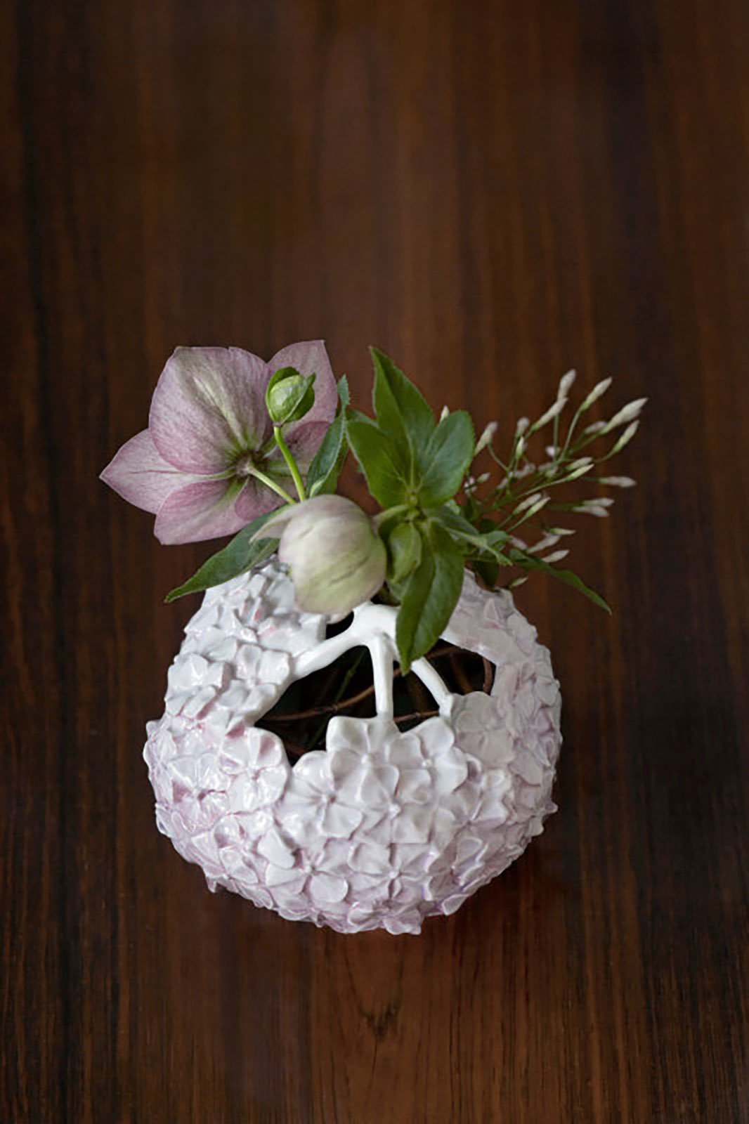 Royal Copenhagen Hortensien Vase violett