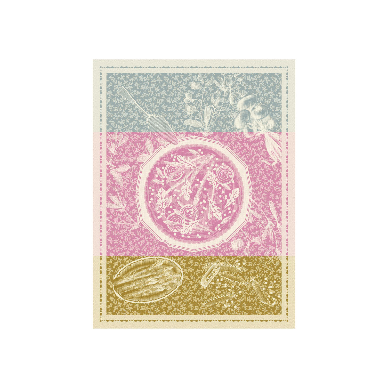 Le Jacquard Francais Tarte Printaniere Geschirrtuch 80x60cm gourmande Le Jacquard Francais Tarte Printaniere Geschirrtuch 80x60cm gourmande