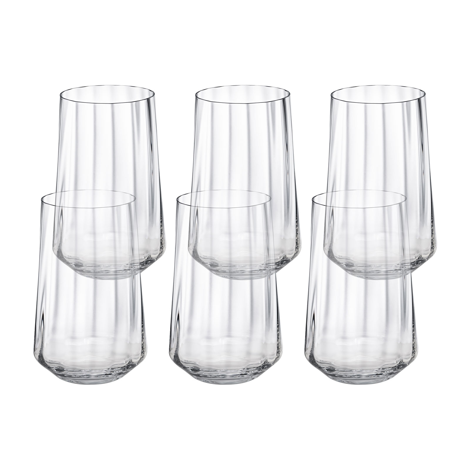 Georg Jensen Bernadotte Becher hoch 0,38ltr. 6er Set