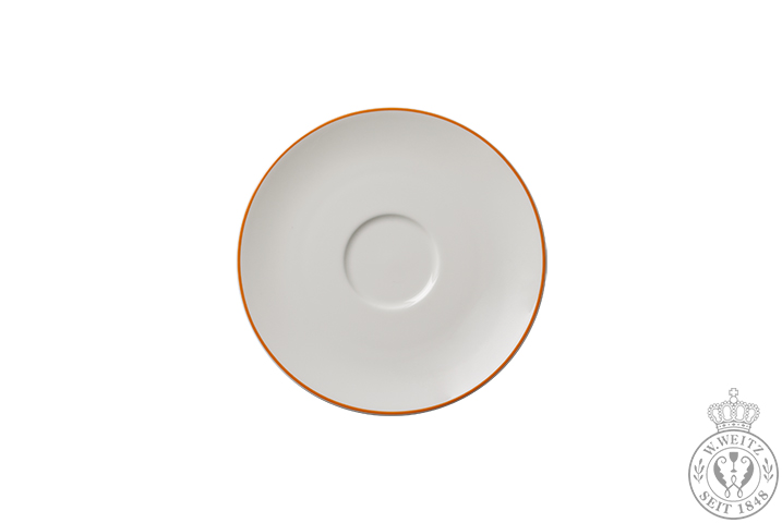 Dibbern Simplicity Kaffee-/Tee-Untertasse 0,20ltr./0,25tlr orange