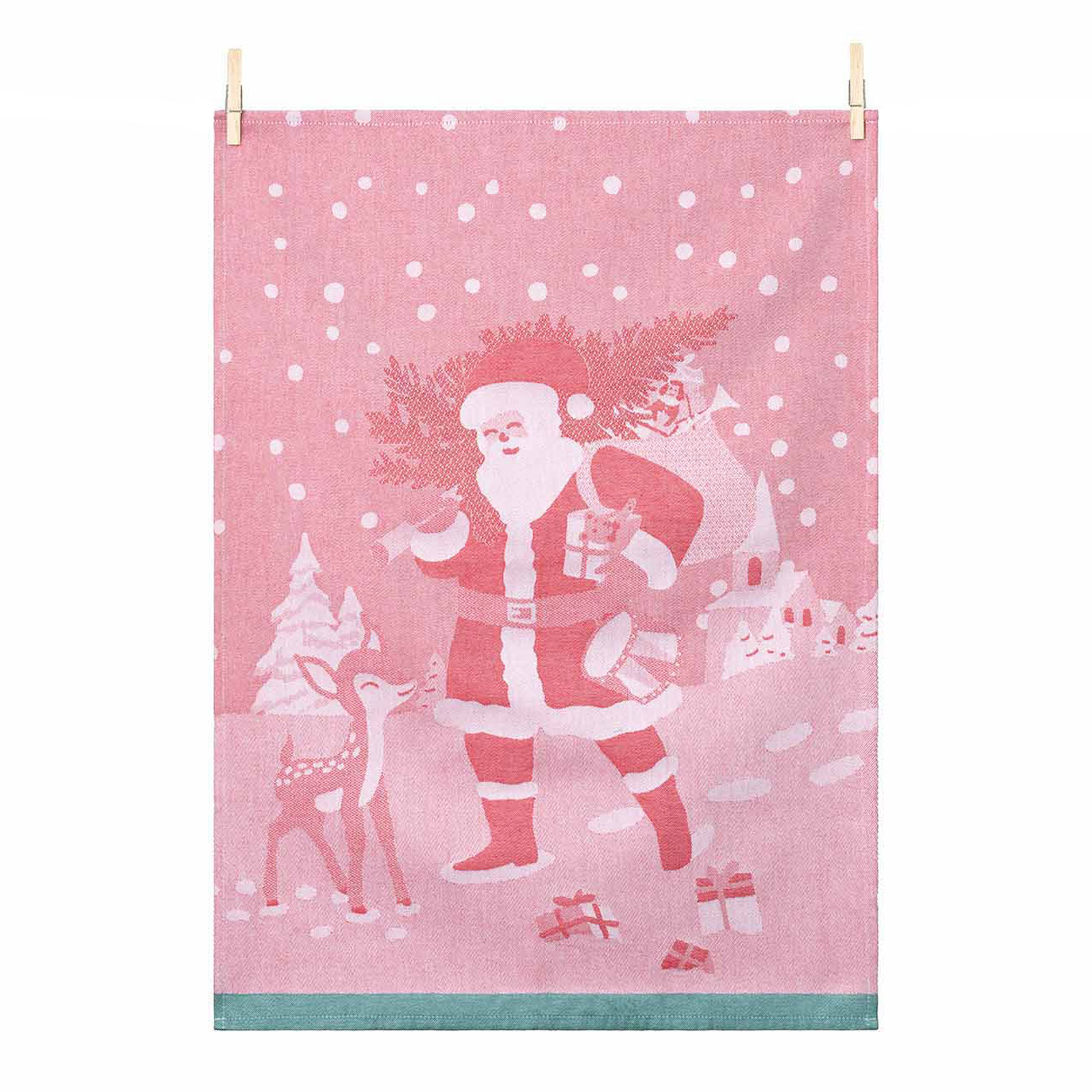 Moutet Geschirrtuch Père Noël 50x70cm