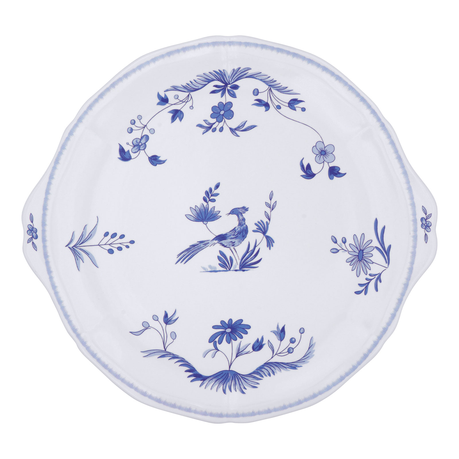 Gien Paradis Bleu Kuchenplatte 34cm