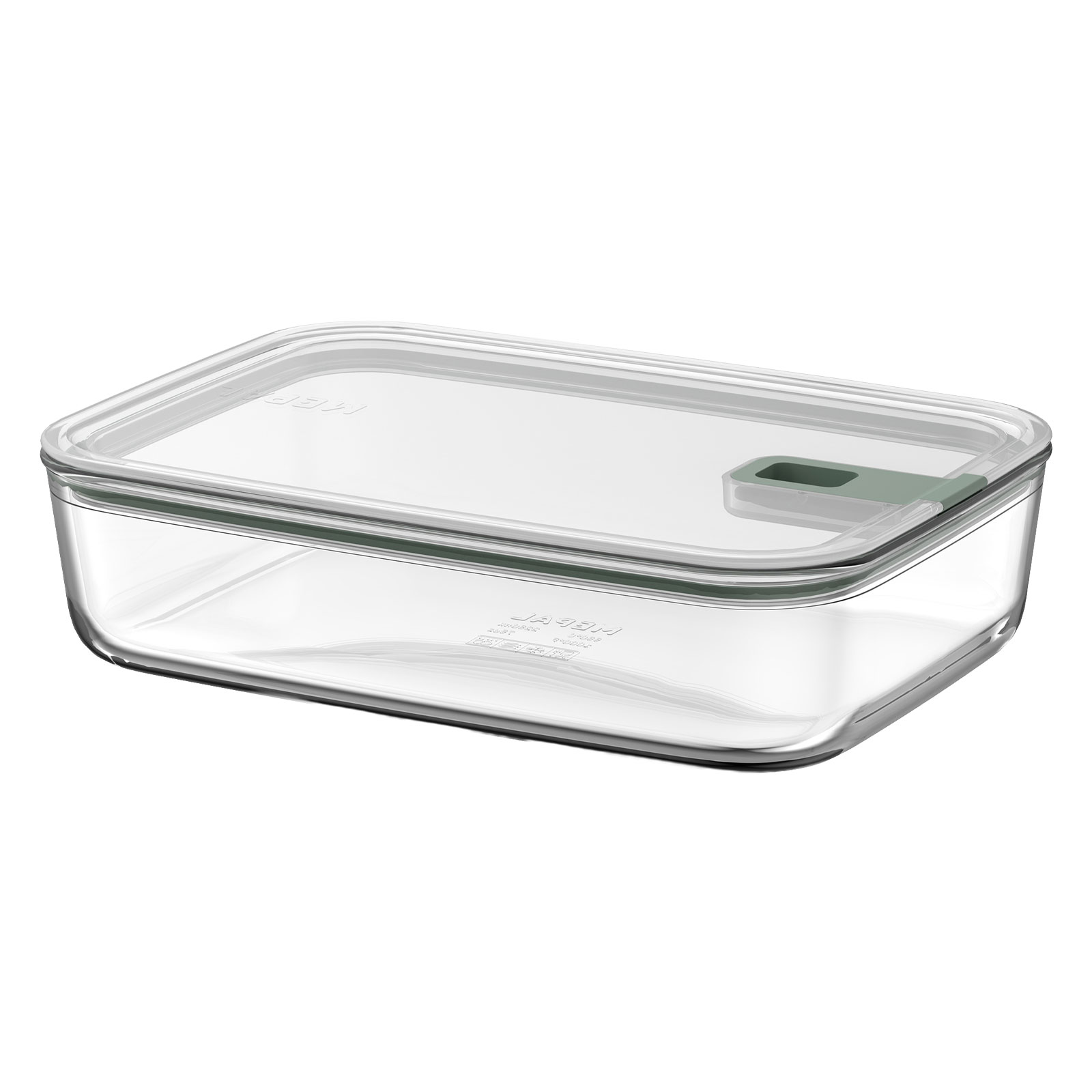 Mepal EasyClip Glas Frischhaltedose 2,25ltr. nordic sage NEU