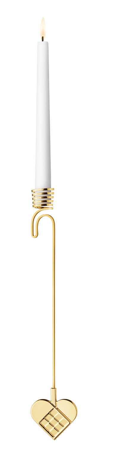 Georg Jensen 2025 Kerzenhalter Herz gold