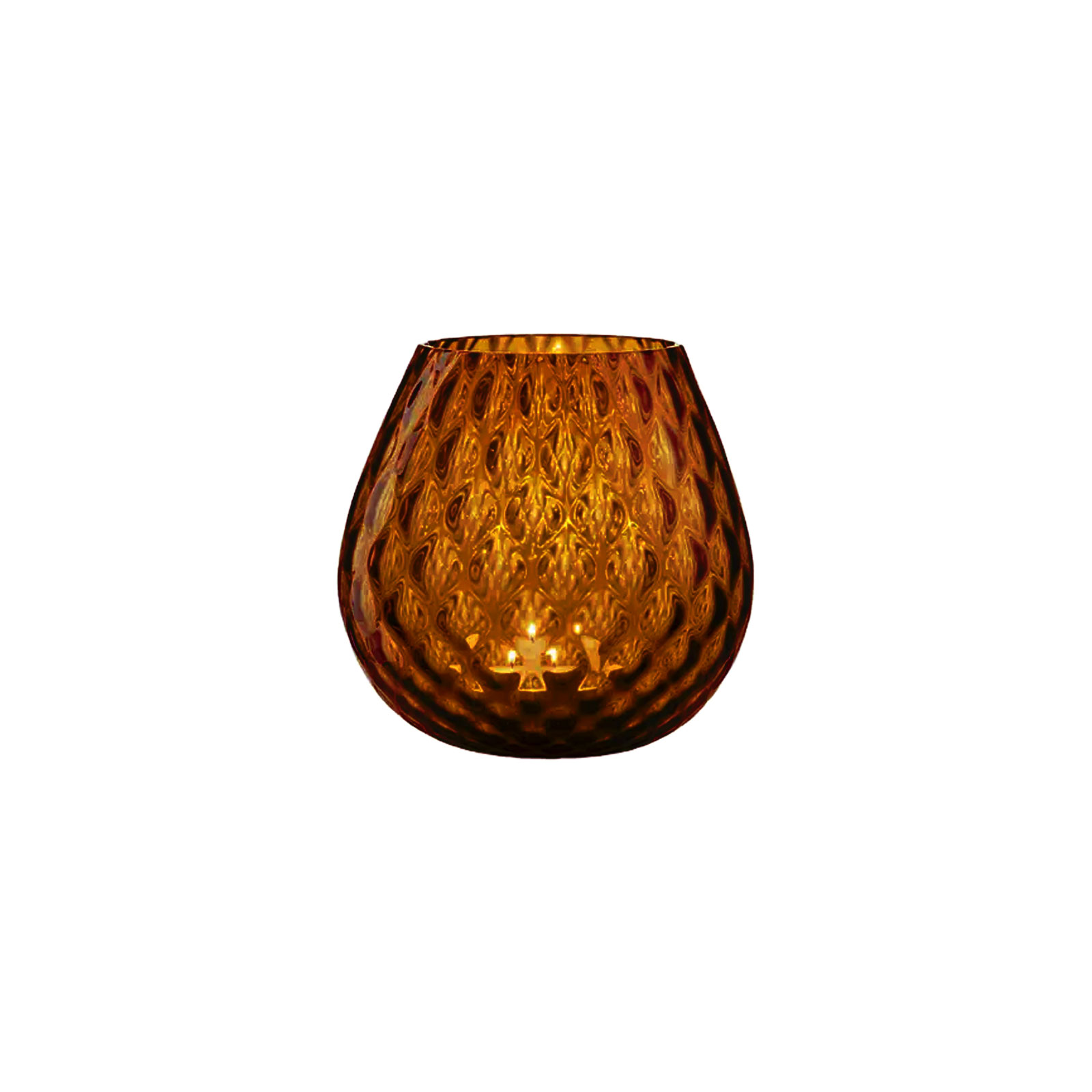 Nasonmoretti Macrame' Leuchter/Windlicht L Brown - Balloton H15cm Ø14,5cm Nasonmoretti Macrame' Leuchter/Windlicht L Brown - Balloton H15cm Ø14,5cm
