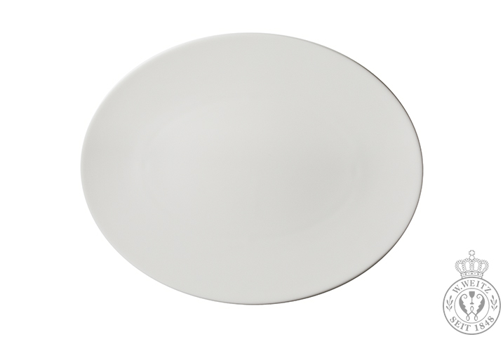 Dibbern Bone China weiß Pure Platte oval 28cm