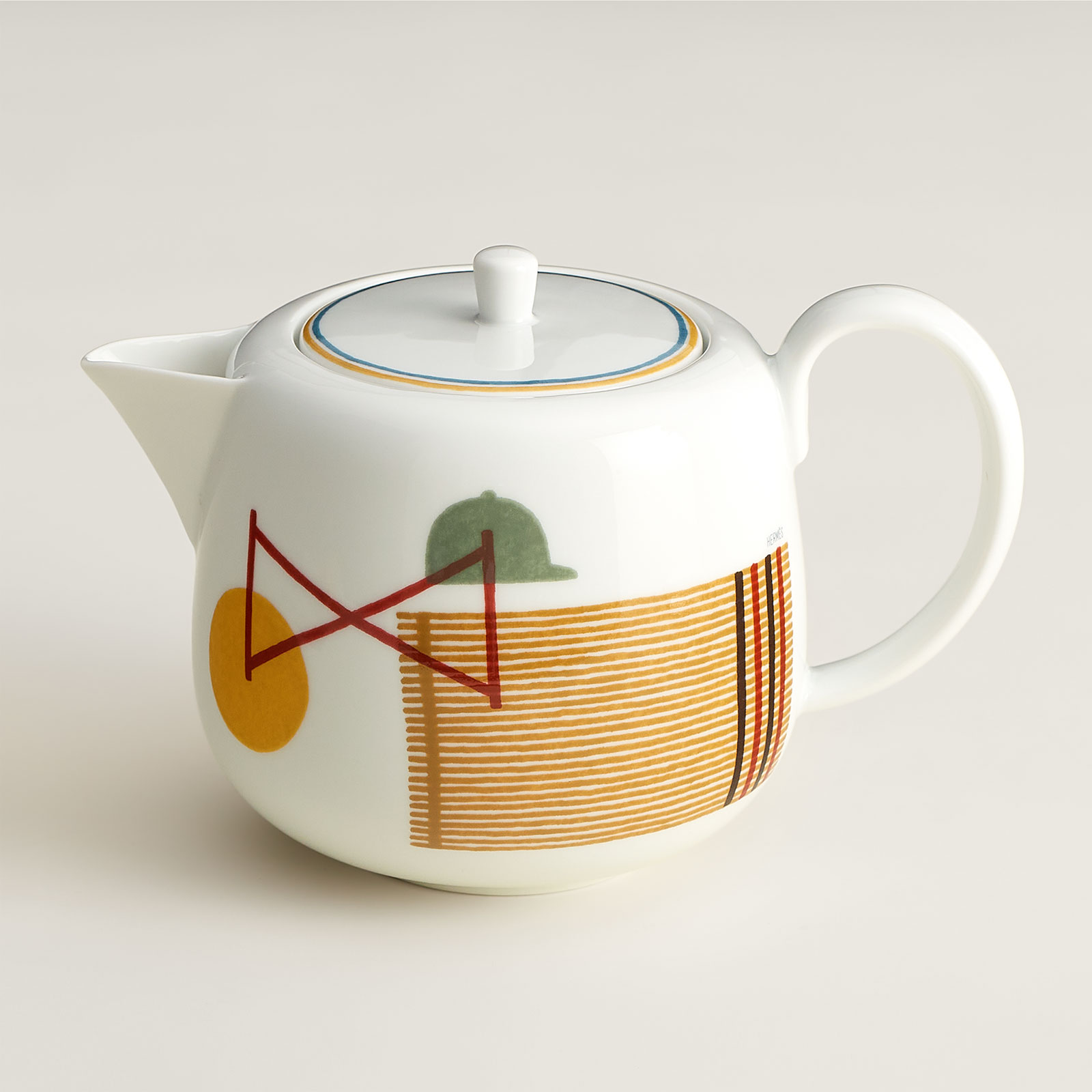 HERMÈS Paris Saut HERMÈS Teekanne mit Sieb 1,05ltr.
