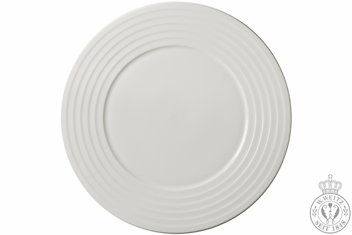 Dibbern Bone China weiß Fine Dining R Platzteller 32cm mit