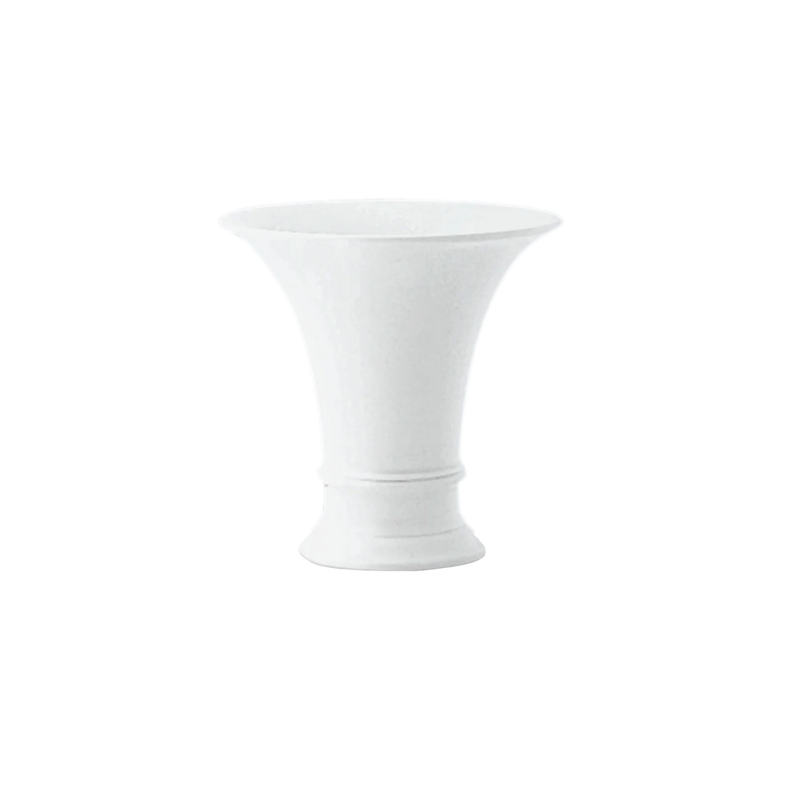 KPM - Berlin Vase Trompetenform 4 klein , 14cm weiß