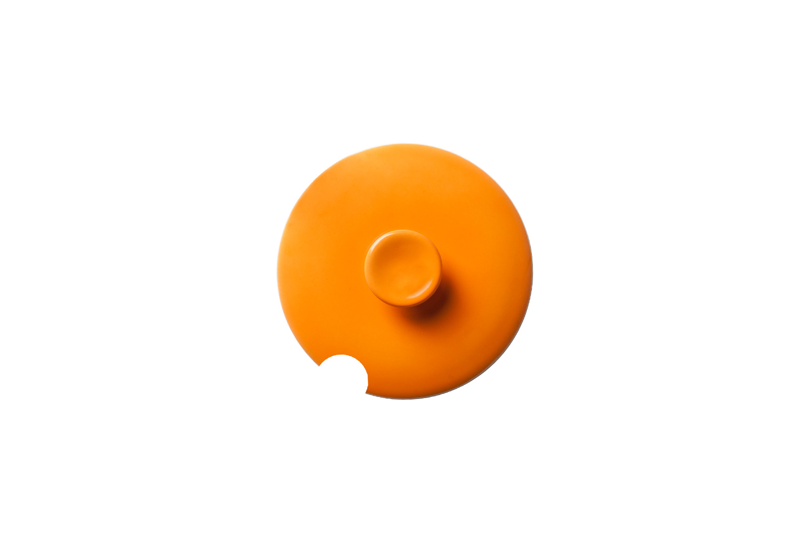 Dibbern Solid Color orange Deckel für Zuckerdose