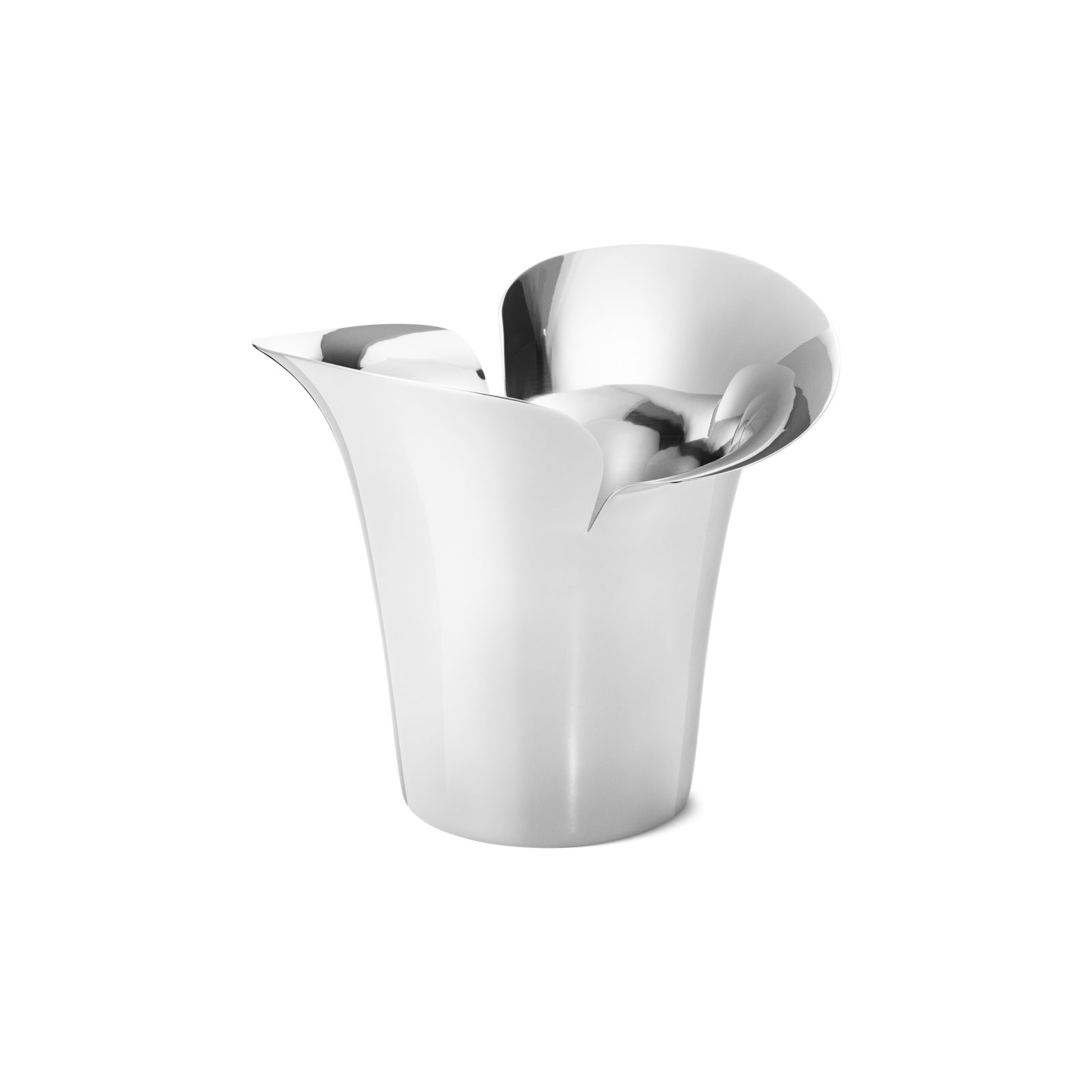 Georg Jensen Bloom Botanica Übertopf klein 14cm Edelstahl