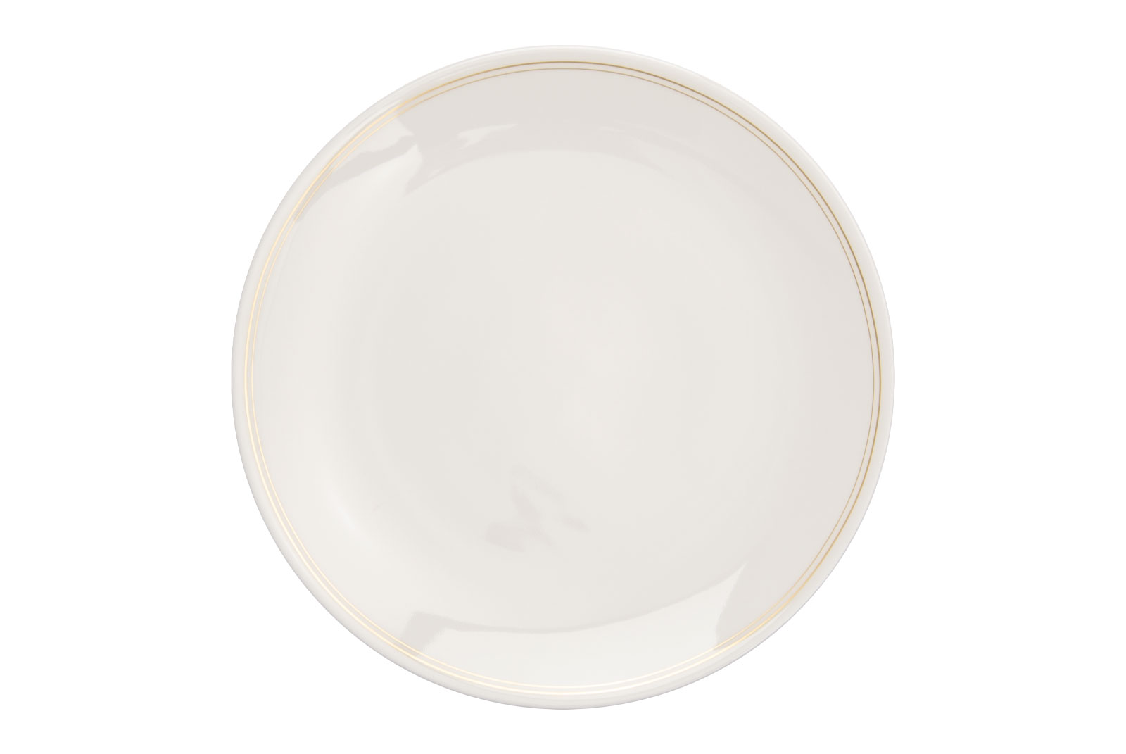 Dibbern Lines Pure Abendbrotteller 24cm gold