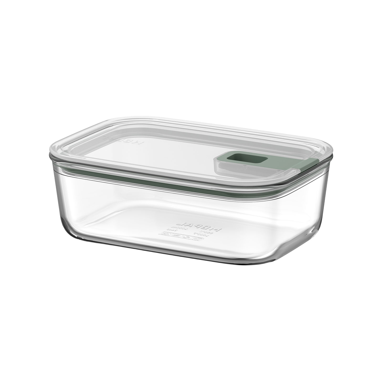 Mepal EasyClip Glas Frischhaltedose 1,00ltr. nordic sage NEU