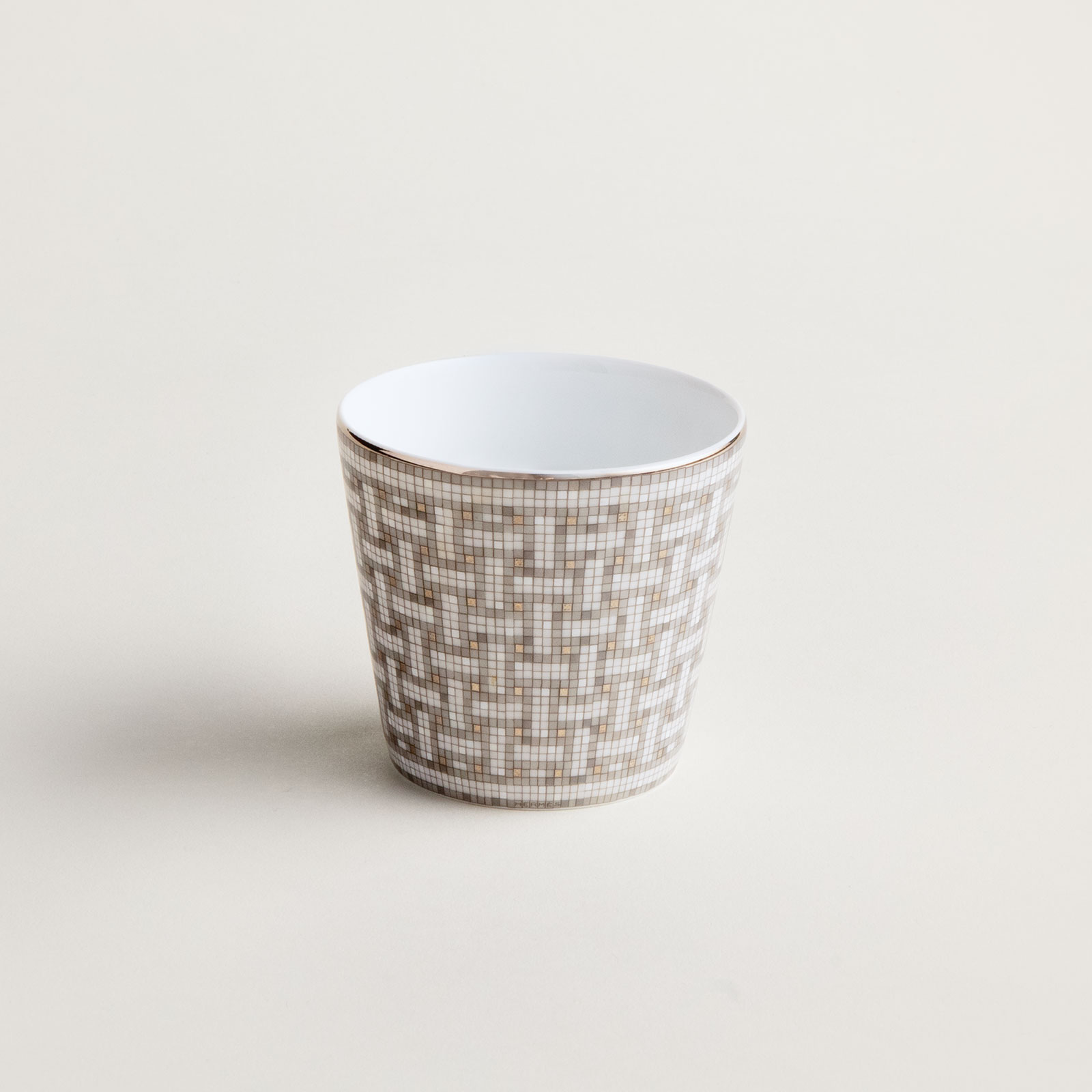 HERMÈS Paris Mosaïque au 24 Platin Tumbler / Becher 0,19ltr.