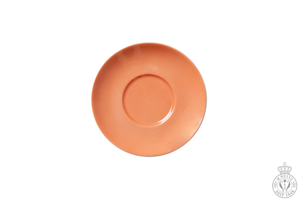 Dibbern Solid Color papaya Cappuccino-Untertasse