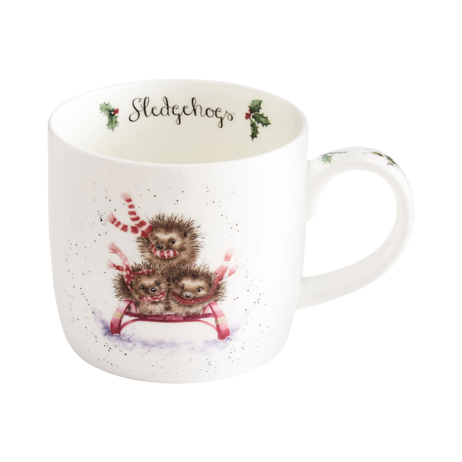 Royal Worcester Wrendale Designs Becher Sledgehogs / Igel 0,31ltr.