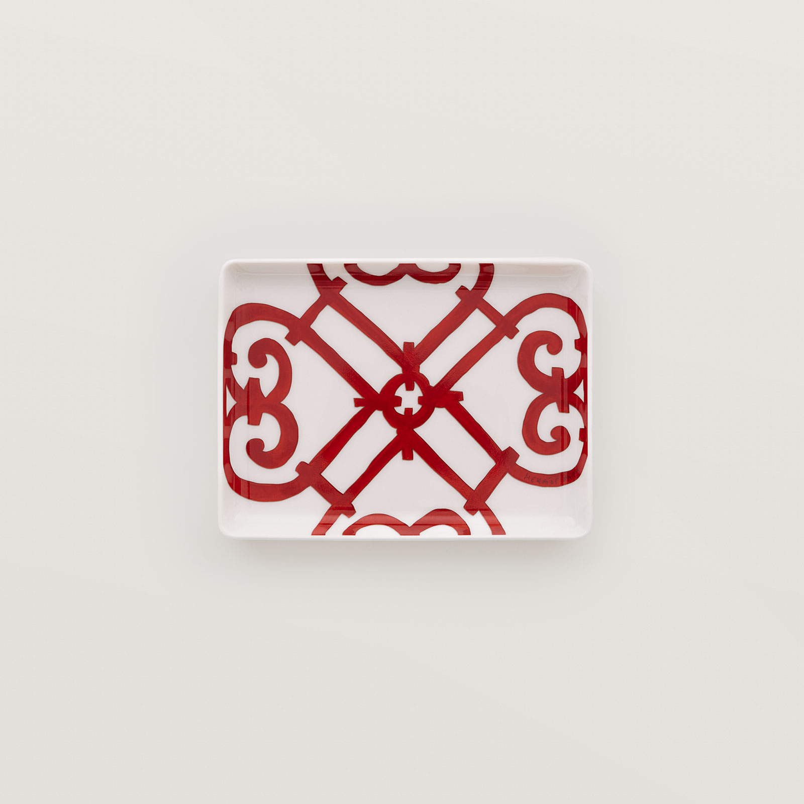 HERMÈS Paris Balcon du Guadalquivir Sushi Platte 16x12cm