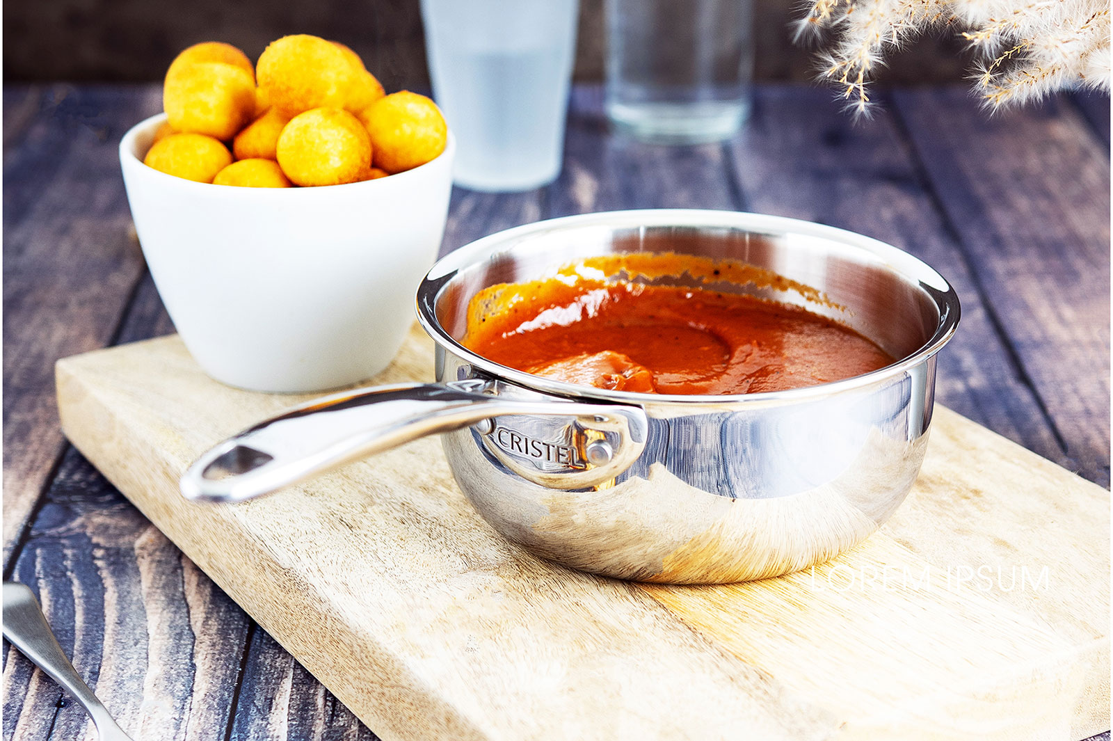 Cristel Castel'Pro Stielkasserolle 16cm Edelstahl