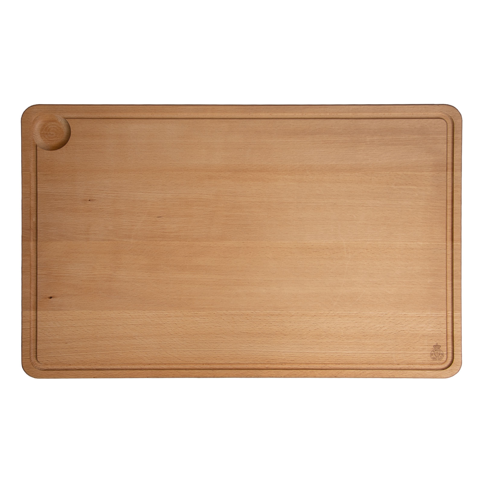 WEITZ Tranchierbrett glatt mit Rille 60x40x2cm Buche