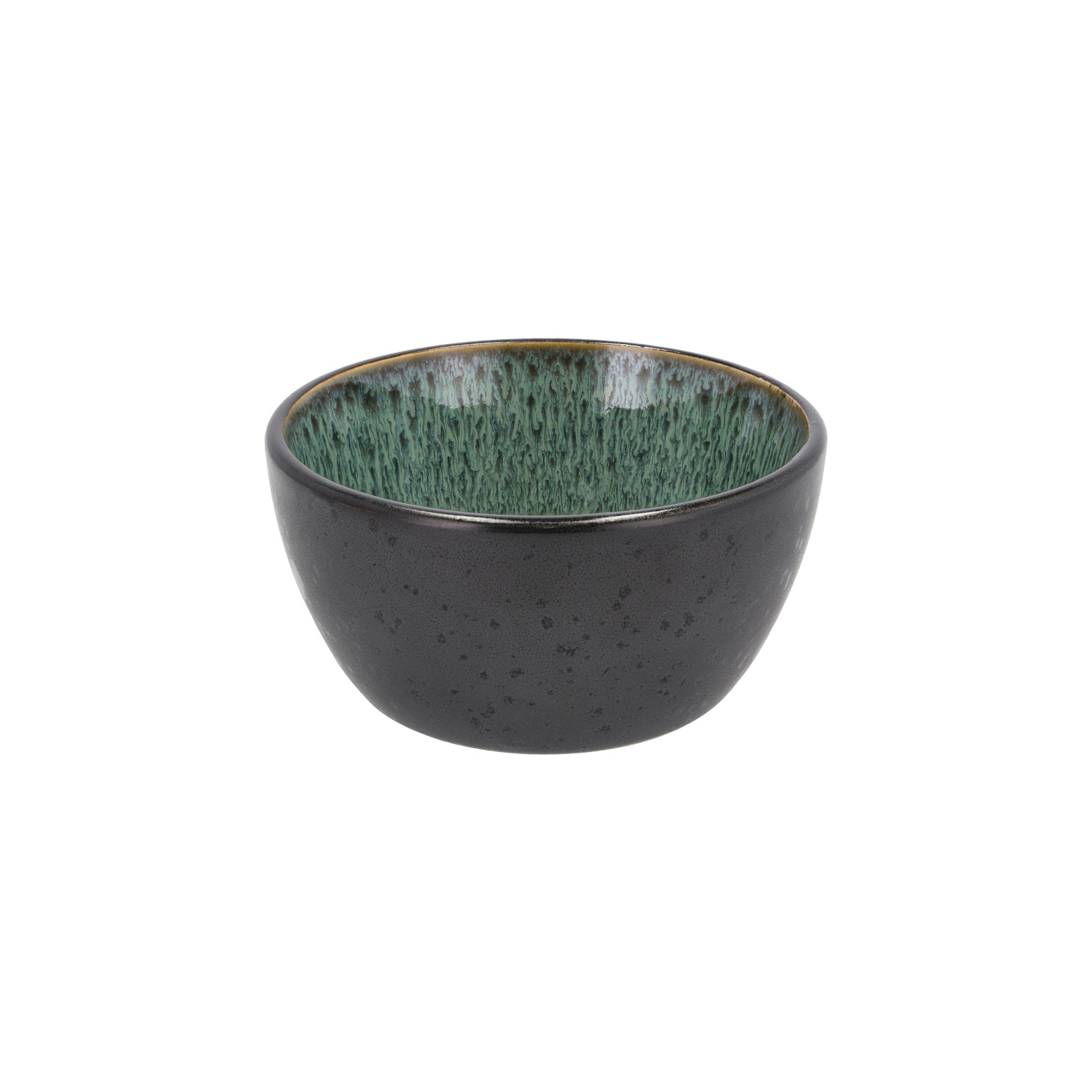 Bitz Bowl 12cm black/green Keramik