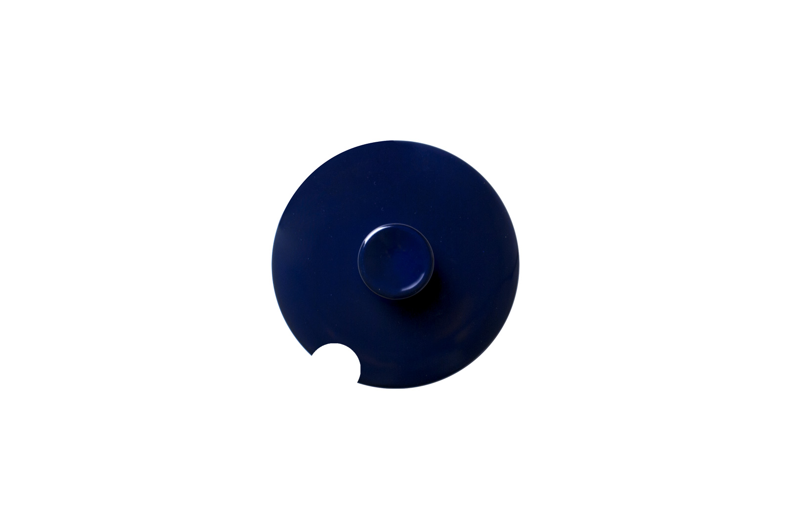 Dibbern Solid Color marine Deckel für Zuckerdose