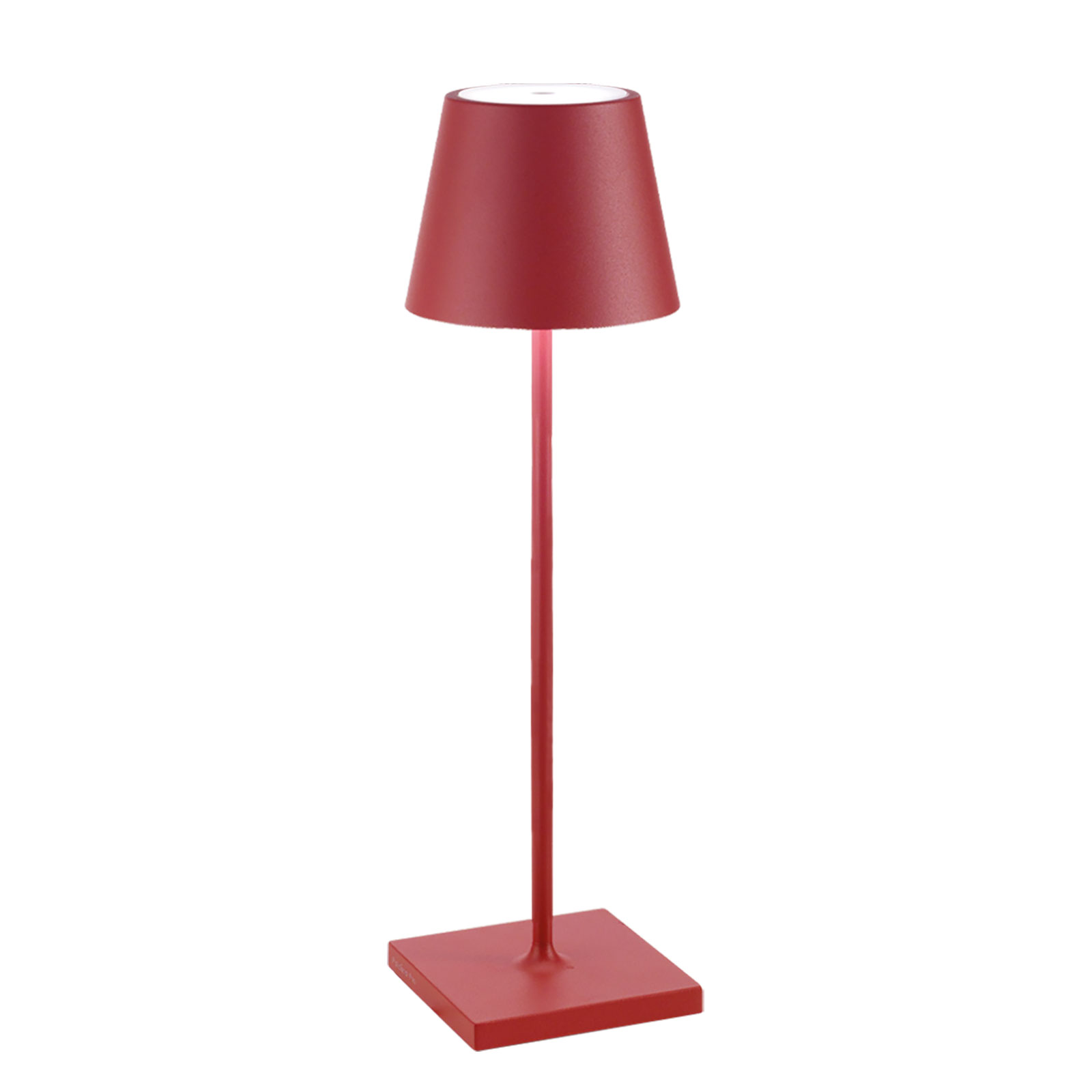 Zafferano Poldina Pro Tischlampe rot