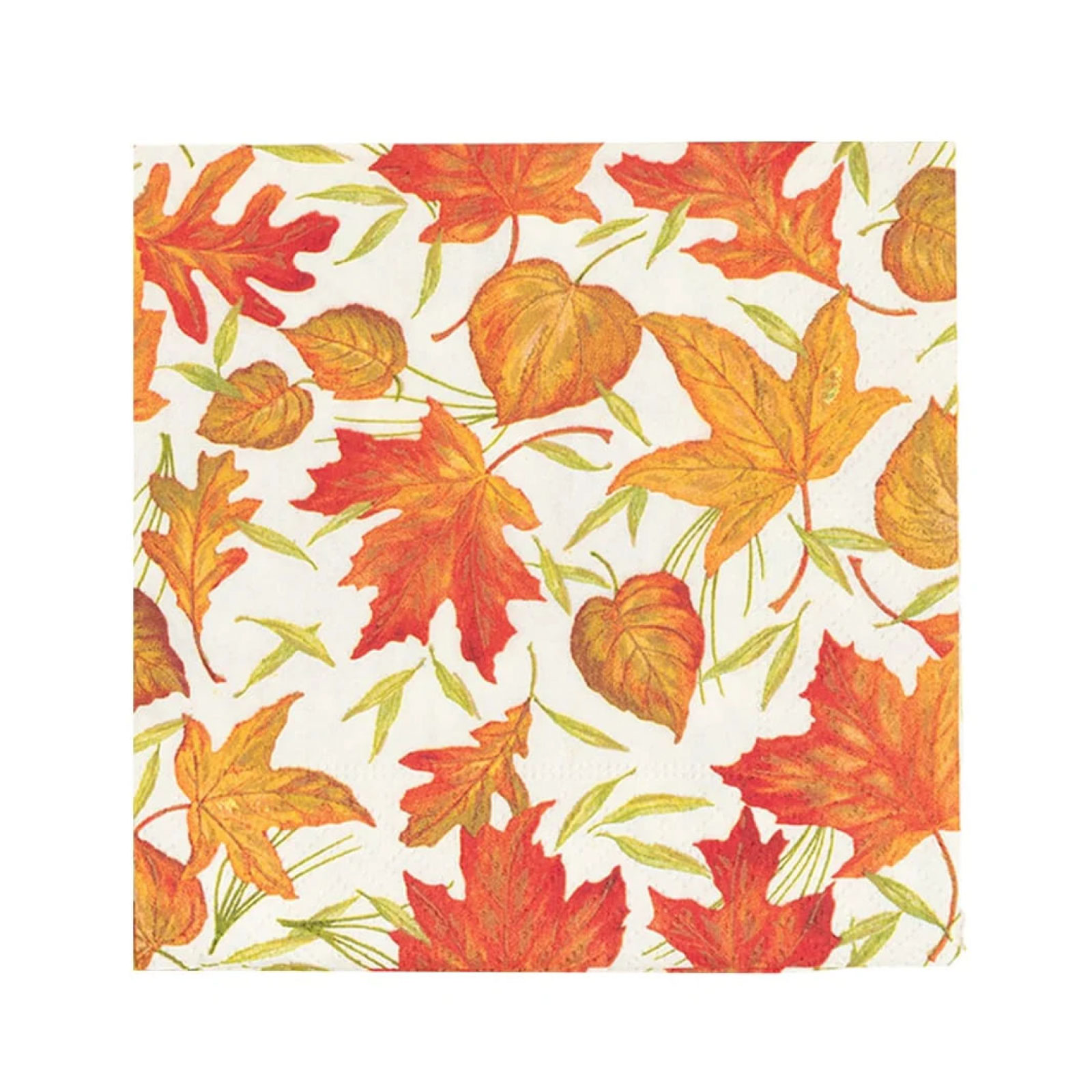 Caspari Lunchservietten Woodland Leaves