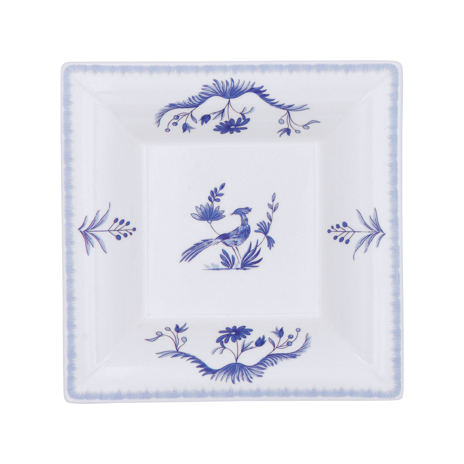 Gien Paradis Bleu Schale quadratisch tief