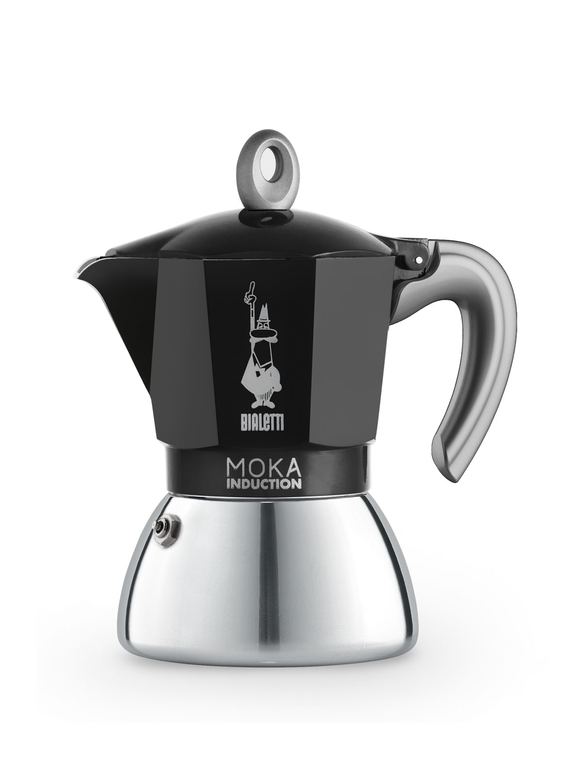 Bialetti Italien New Moka Induktion Espressokocher Black 6 Tassen