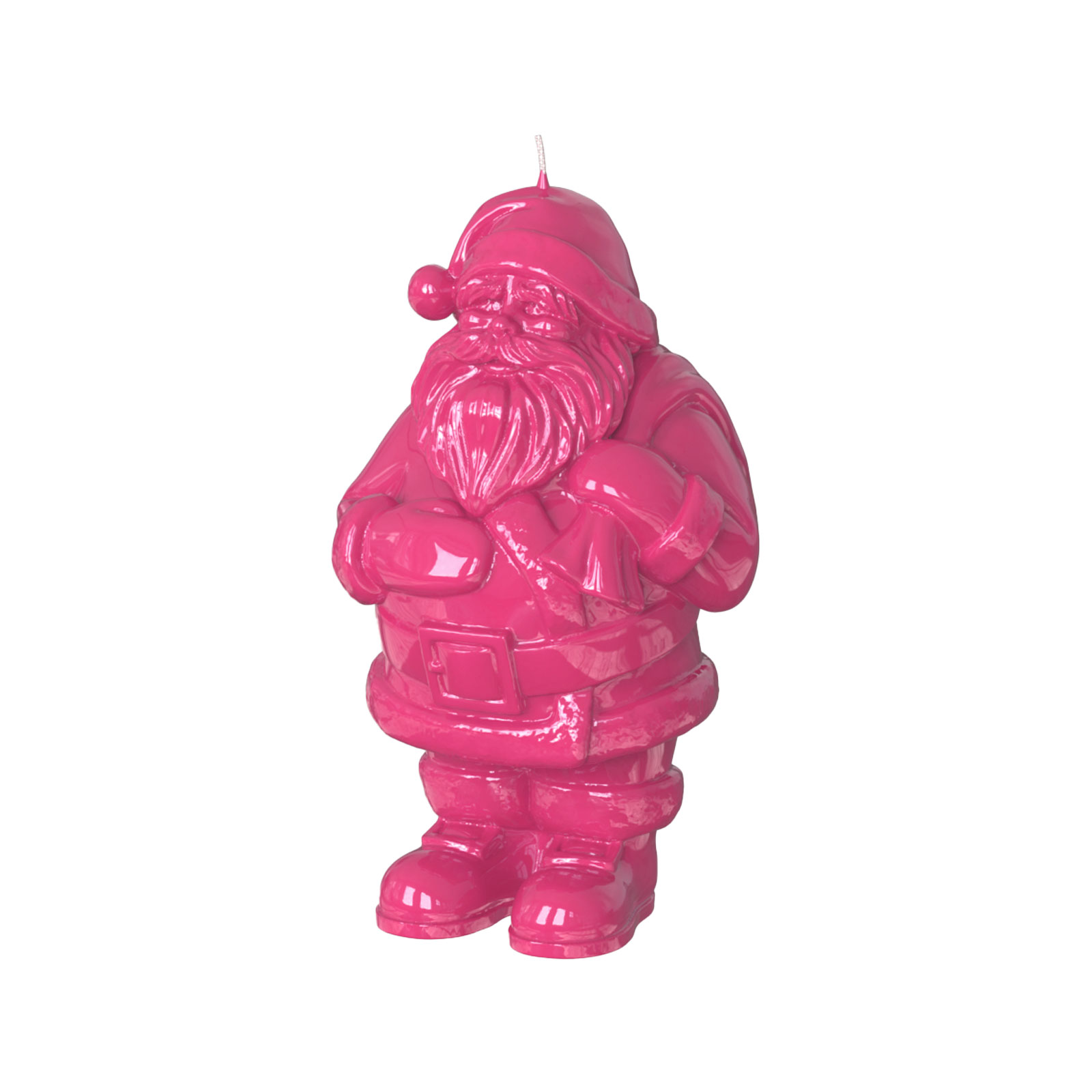 Engels Kerzen Gelackte Objektkerze Nikolaus pink