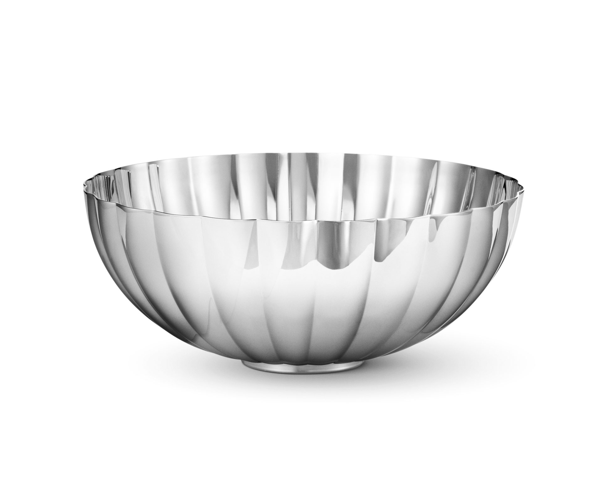 Georg Jensen Bernadotte Schale hoch mittel 17,5cm Edelstahl