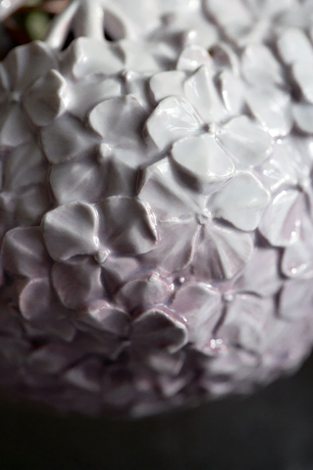 Royal Copenhagen Hortensien Vase violett