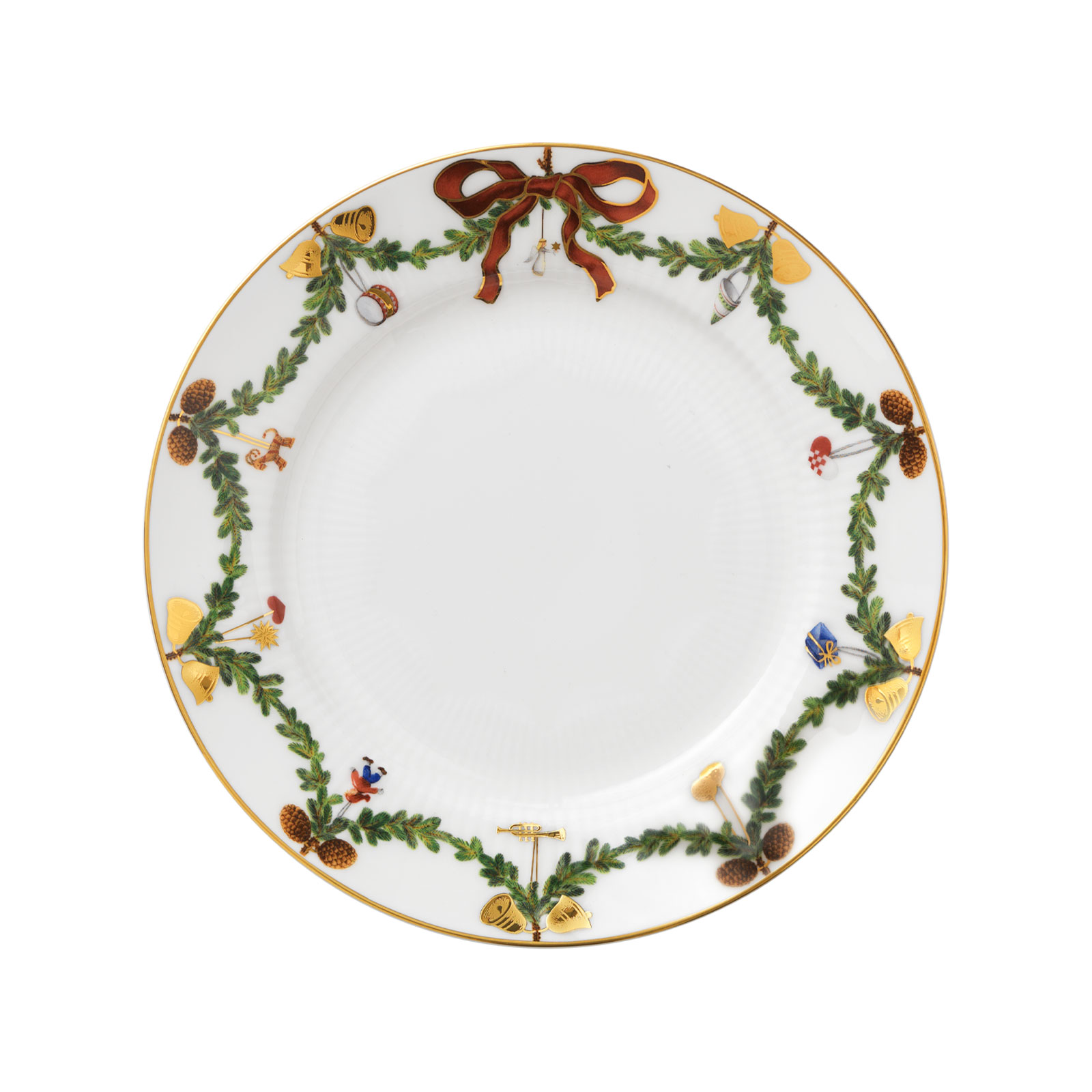 Royal Copenhagen Star Fluted Christmas Frühstücksteller 19cm klein 2503619
