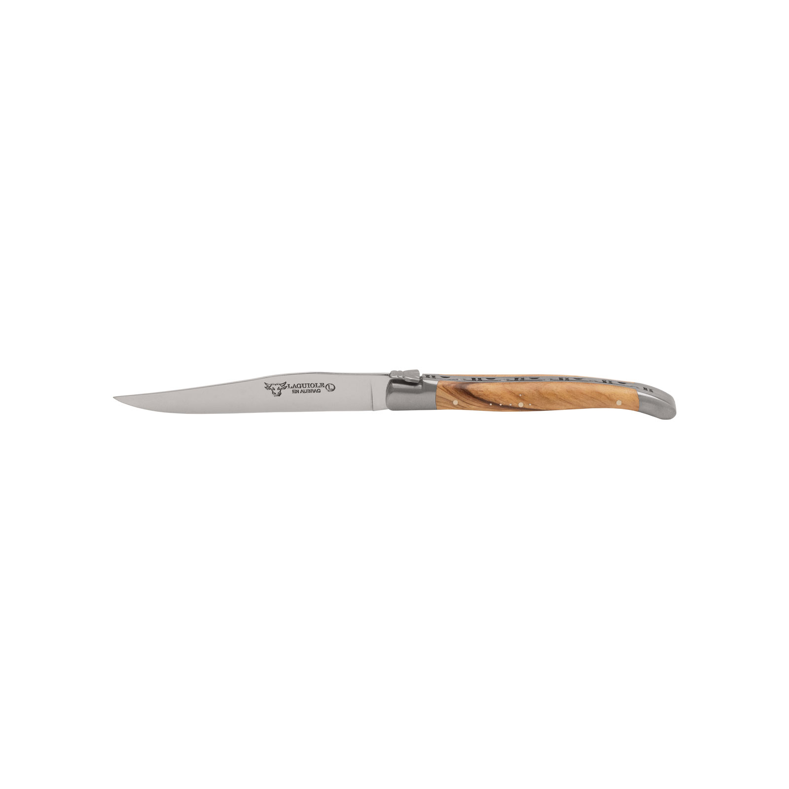 Laguiole en Aubrac Steakmesser (1 Stück) Olivenholz