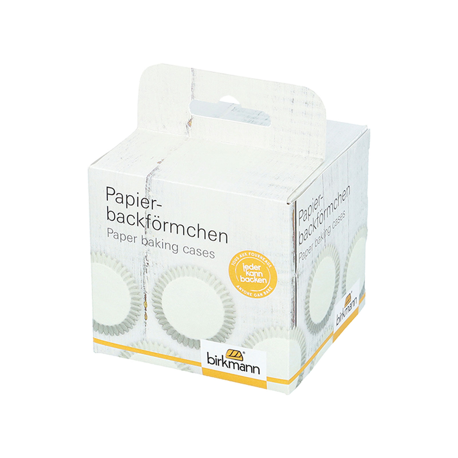 RBV Birkmann Easy Baking Papierbackförmchen Ø 7cm weiß