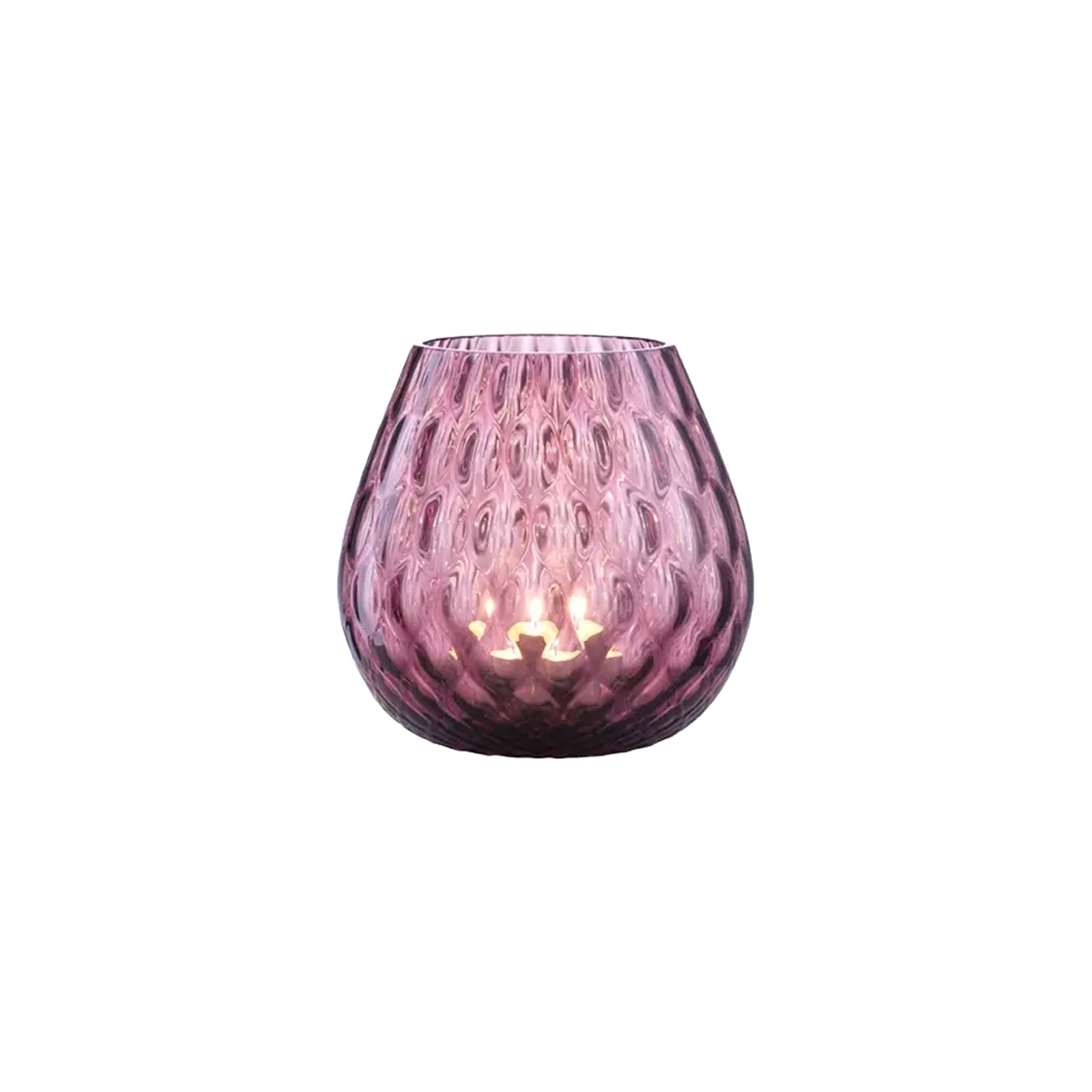 Nasonmoretti Macrame' Leuchter/Windlicht M Lilac - Balloton H12cm Ø12cm Nasonmoretti Macrame' Leuchter/Windlicht M Lilac - Balloton H12cm Ø12cm