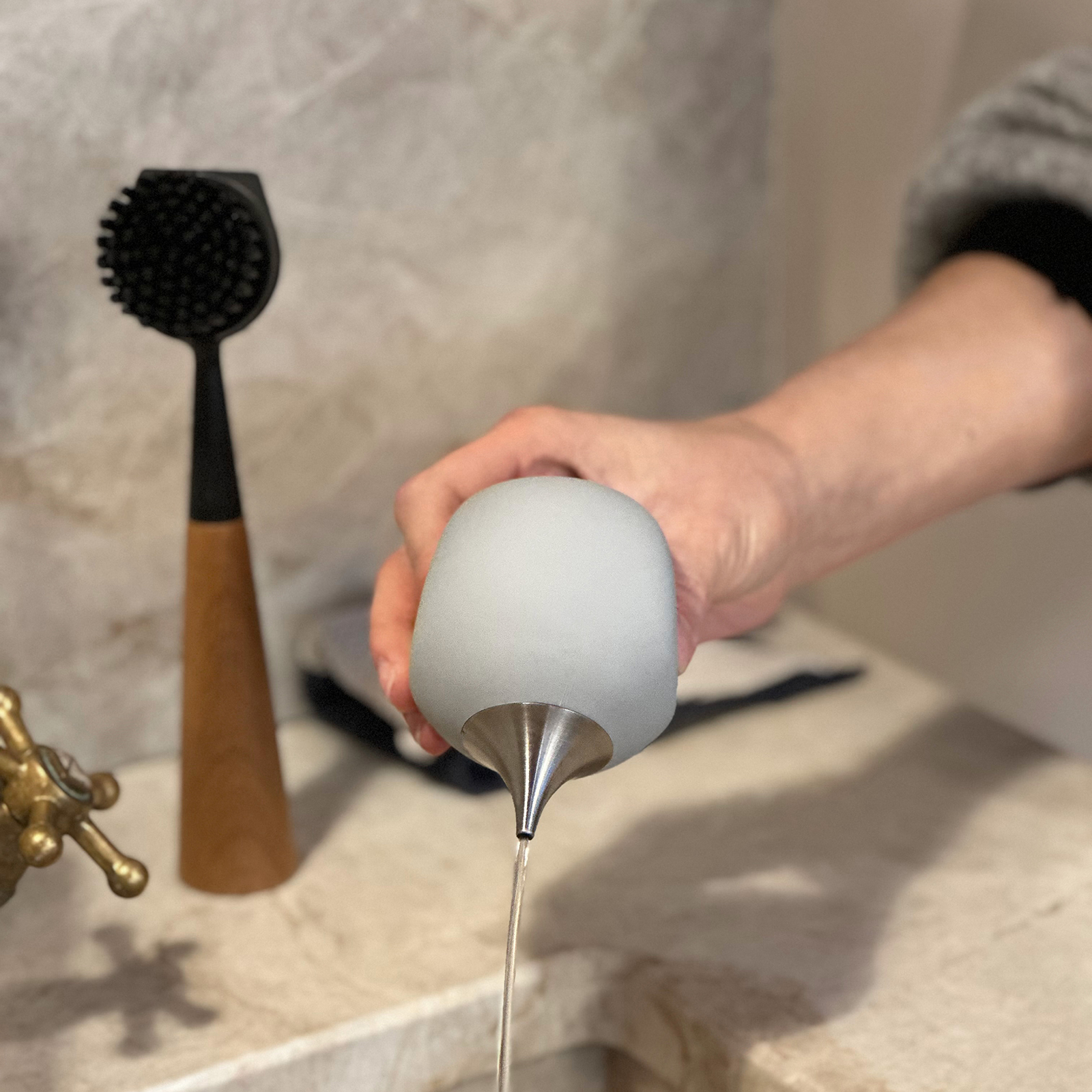 Eva Solo Seifenspender marble grey