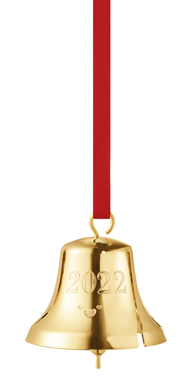 Georg Jensen 2022 Weihnachtsornament Glocke gold