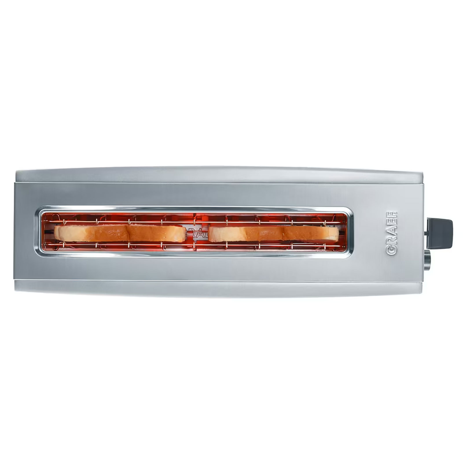 Graef Toaster 2 Scheiben mit Langschlitz  silber TO90