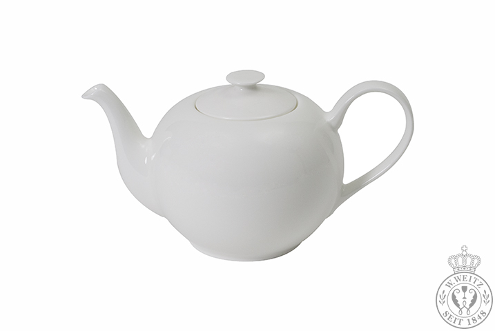 Dibbern Bone China weiß Classic Teekanne rund 0,90ltr.