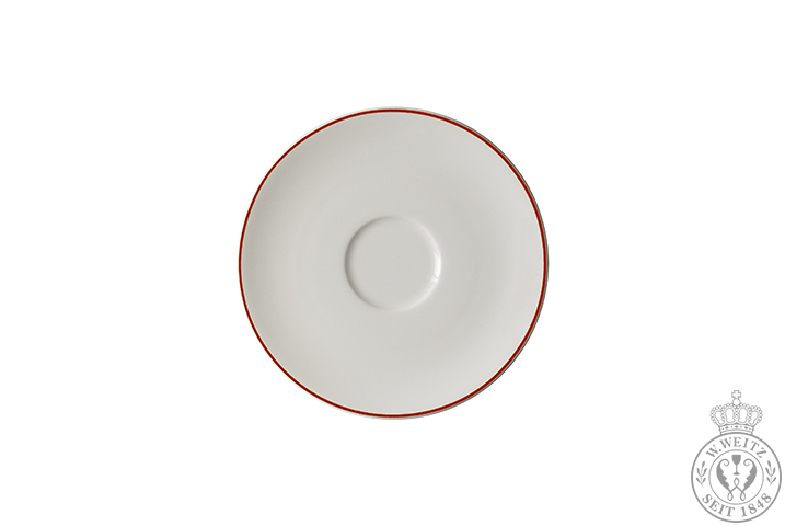 Dibbern Simplicity Kaffee-/Tee-Untertasse 0,20ltr./0,25ltr rot