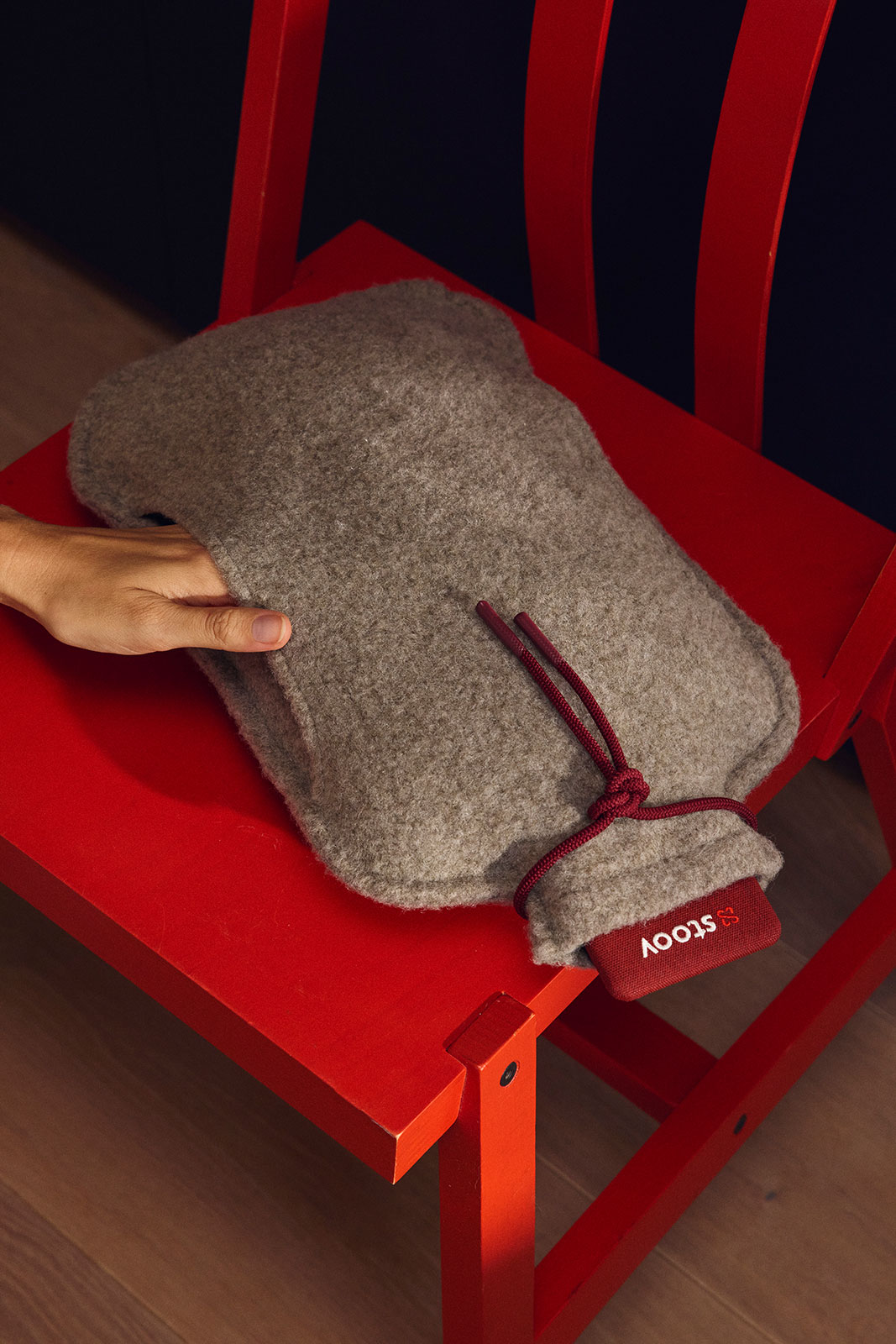 Stoov Homey XL Wärmflasche Teddy Taupe S3