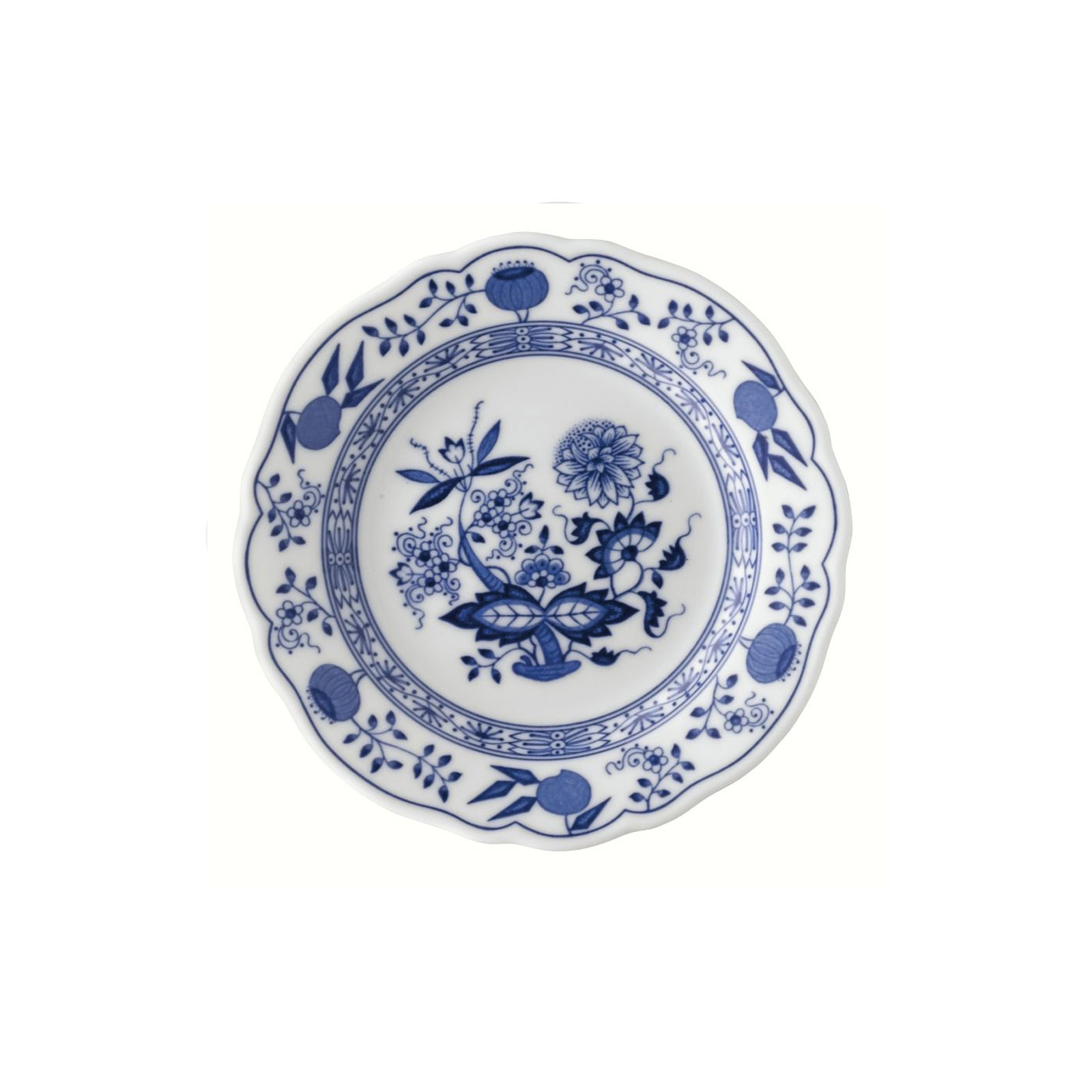 Hutschenreuther Blau Zwiebelmuster Brotteller 15cm Fahne Hutschenreuther Blau Zwiebelmuster Brotteller 15cm Fahne