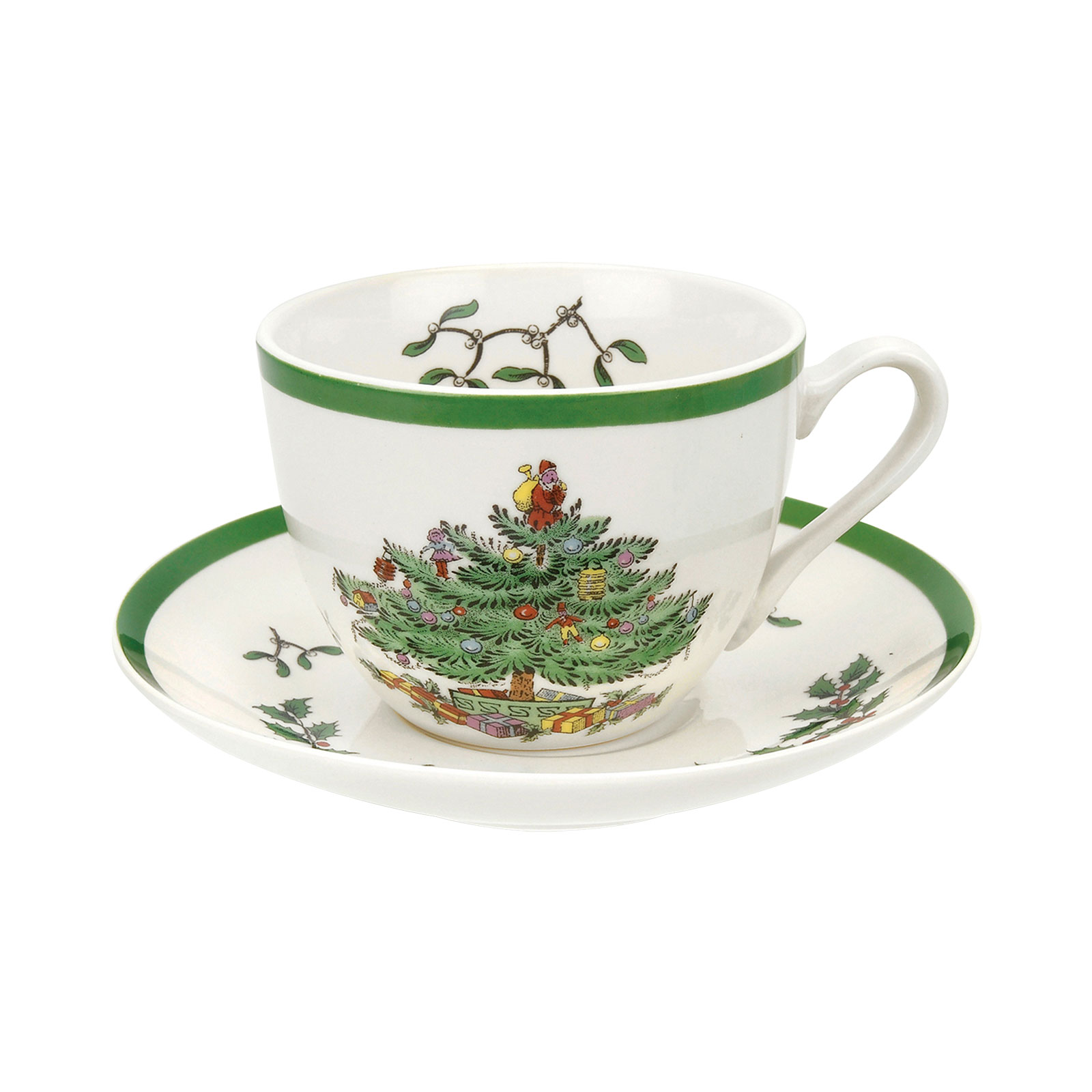 Spode Christmas Tree Kaffee-/Teetasse m. Untertasse 0,20 ltr.