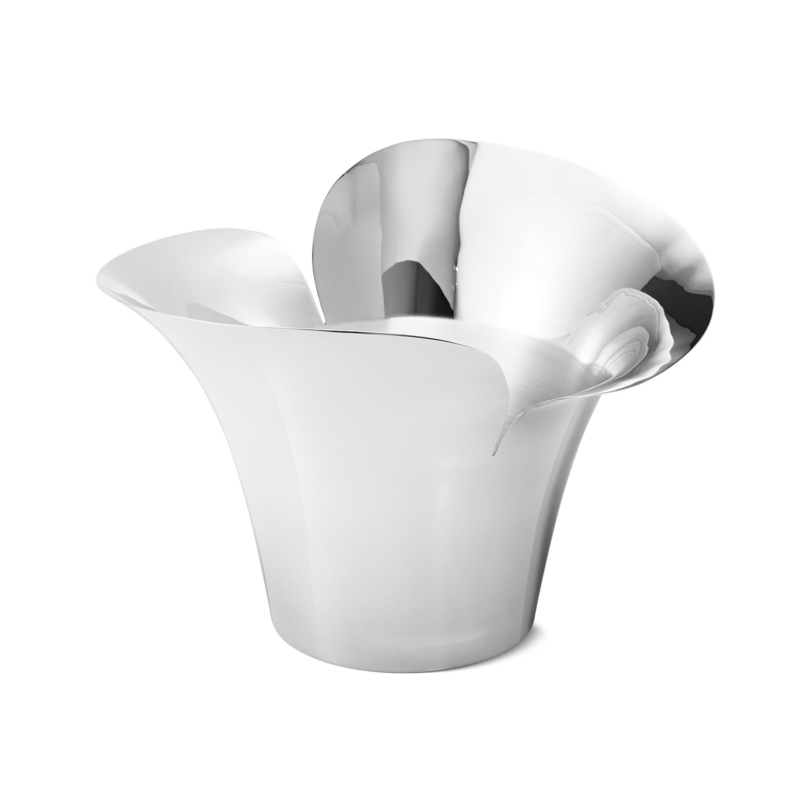 Georg Jensen Bloom Botanica Übertopf groß 22,5cm Edelstahl