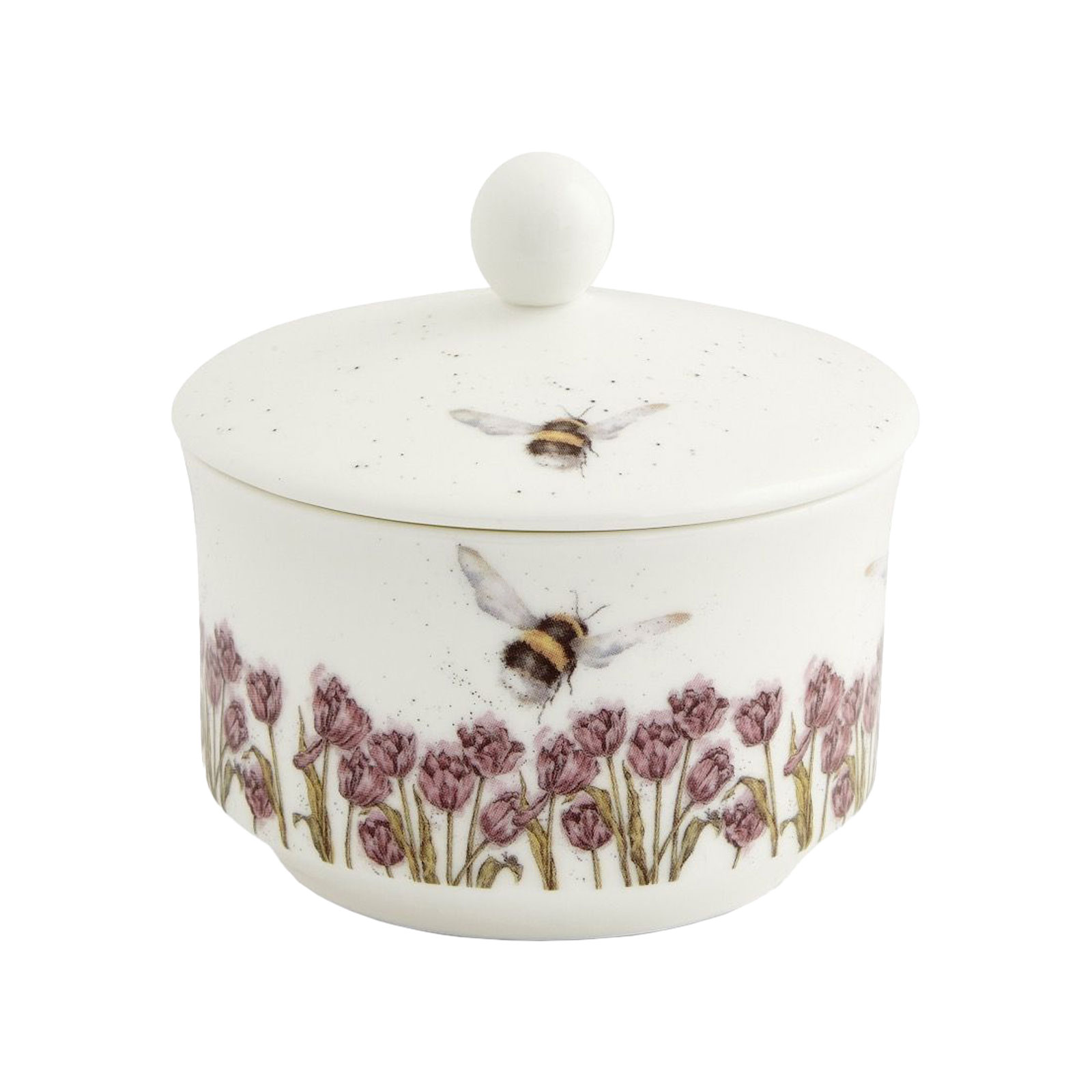 Royal Worcester Wrendale Designs Zuckerdose mit Deckel Biene 0,30ltr.