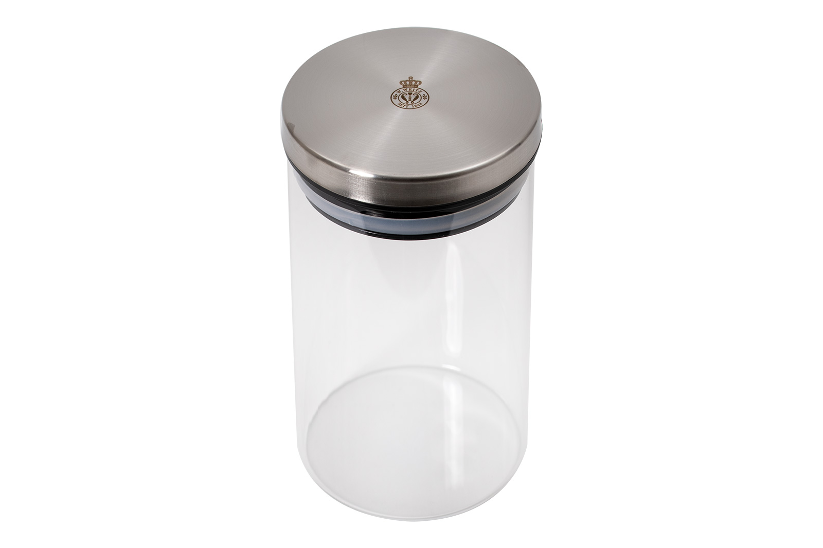 WEITZ Vorratsdose 1,20ltr. rund Glas/Edelstahl Kollektion WEITZ